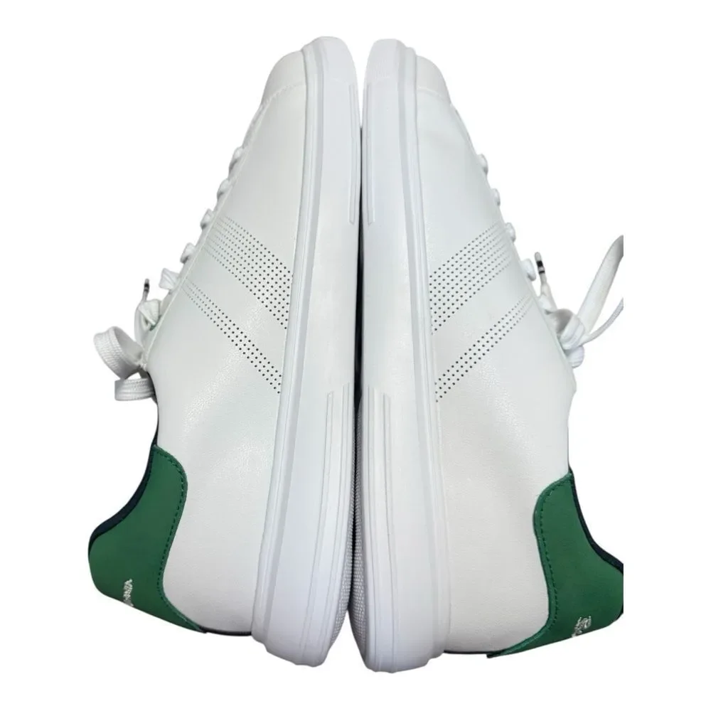 NEW BEN SHERMAN Hardie Low Top white green size 12 men’s